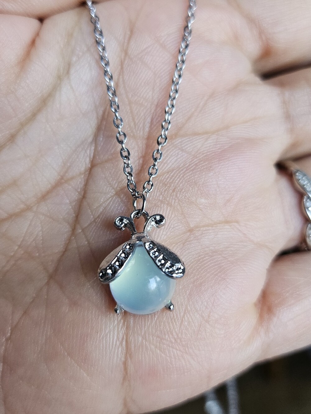Firefly MoonStone Necklace